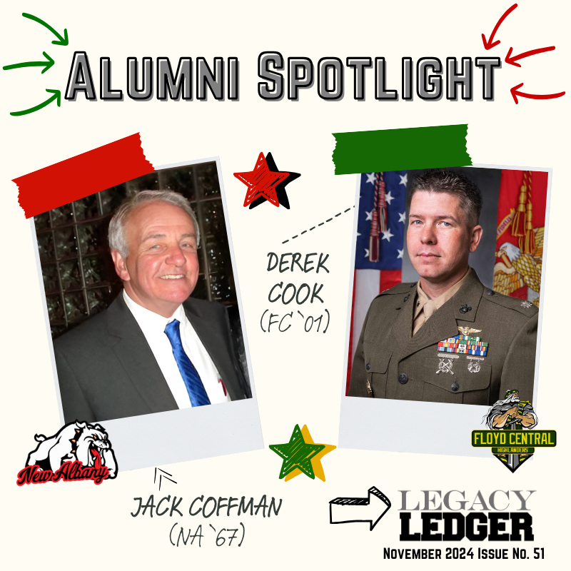 November 2024 Alumni Spotlights: Derek Cook (FC ’01) and Jack Coffman (NA ’67)