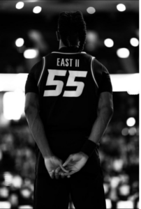 Sean East II in his 55 jersey